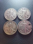1941-1945 Walking Liberty Half Dollars Lot 90% Silver, War Years Invest History