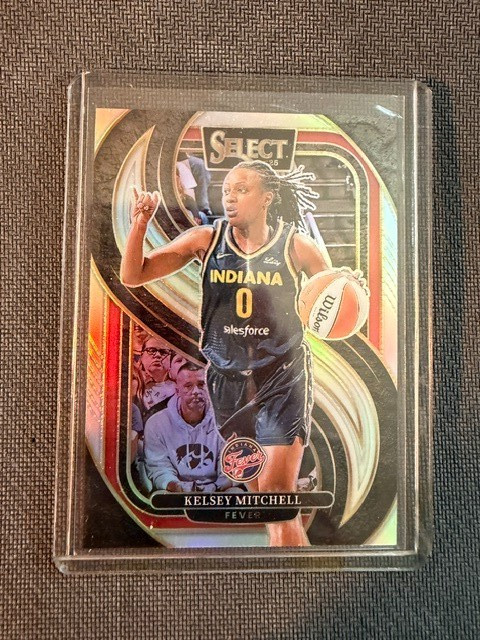2025 Panini Select WNBA Kelsey Mitchell Premier Silver Prizm WNBA