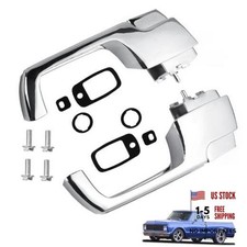 Chrome Exterior Front Pair Set Door Handles Fit for Chevy GMC