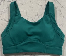 Fabletics Rae High Support Sports Bra Womens Small Green Gym Yoga Performance