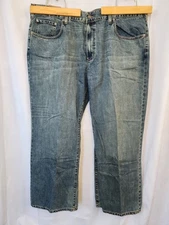 Sonoma Life + Style men's 42x30 bootcut cotton blue jeans NWT medium dark wash
