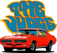 Pontiac GTO The Judge All Weather Vinyl Sticker/Decal