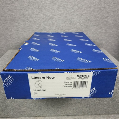 #ad Lineare 1 Handle Wall Mount Pressure Balance Valve Trim Kit with Diverter Chrome $129.99