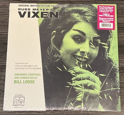 Russ Meyers Vixen (Motion Picture Soundtrack) LP (2022) NEW Purple Vinyl