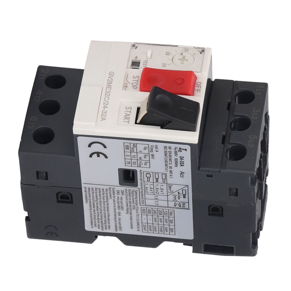 Motor Circuit Breaker 3P Overload Protection Switch Manual Motor ...