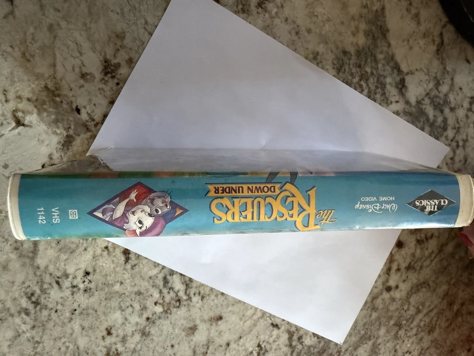 Black Diamond The Rescuers  Down Under VHS Tape RARE! $$$ - Image 2 of 4