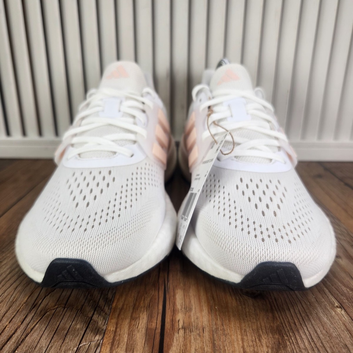 Adidas Pureboost 23 IF2392 Womens Sz 9 White Athletic Running Low