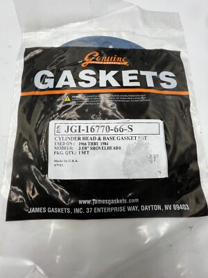 QTY 11 James Gasket JGI-16770-66-S Head and Base Gasket For 3-5/8in. Big Bore