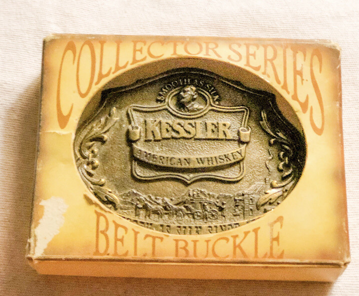 Kessler Whiskey Belt Buckle In Box