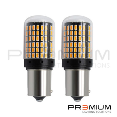 BLINKER HINTEN ORANGE 581 SIGNAL BLINKER LED UPGRADE 12 VOLT PY21W OFFSET PIN