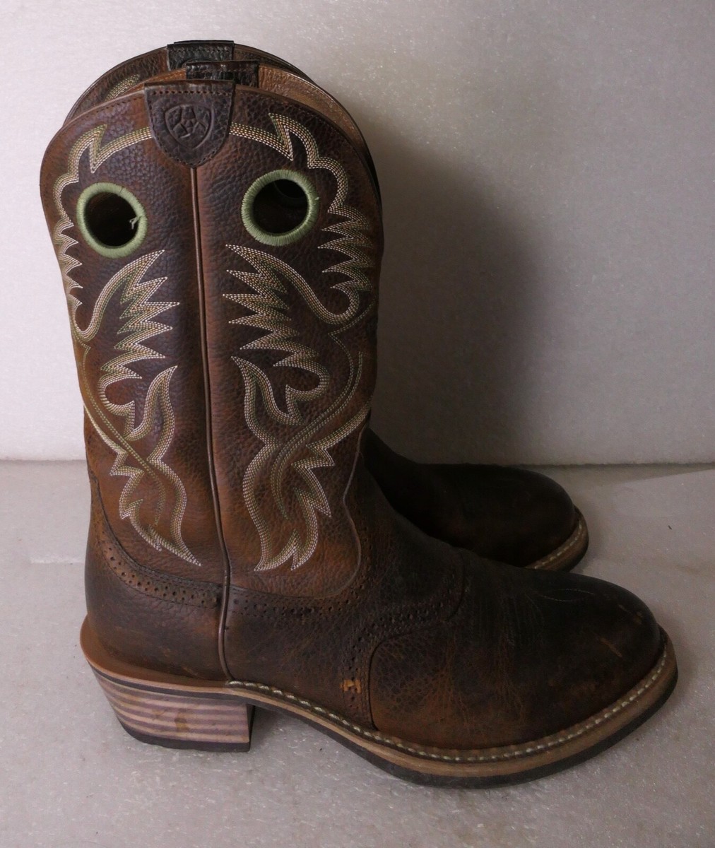 Ariat Men\'s Heritage Roughstock Western Boot 10.5 EE 10016272 ARIAT ROUGHSTOCK MENS WESTERN BOOTS USA SIZE 11.5 STYLE  main image 3