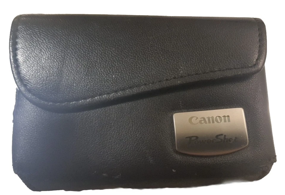 GENUINE CANON MAGNETIC LEATHER SOFT CASE FOR POWERSHOT DIGITAL CAMERA GUC - Image 2 of 4