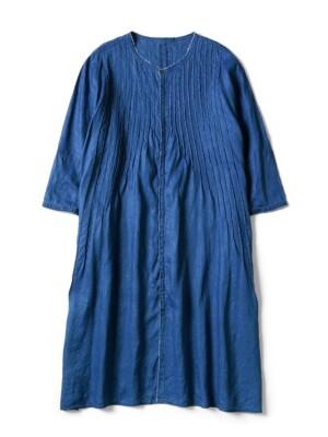 (ASK availability First) Kapital French Cross Linen Pintuck Oki Dress Japan  | eBay