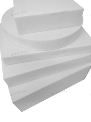 SCHAUMSTOFF SCHNITTGRÖSSE & DICKE - QUADRATE & KREISE FORM - STÜHLE, HOCKER, SOFAS