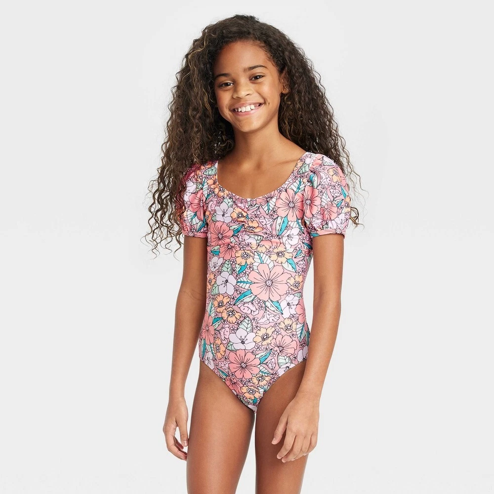 Cat and jack floral swimsuit sales