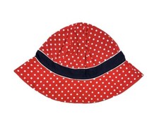 Baby Girls' Cat Jack Floppy Sun Hat - Red w/ White Polka Dots - Infant