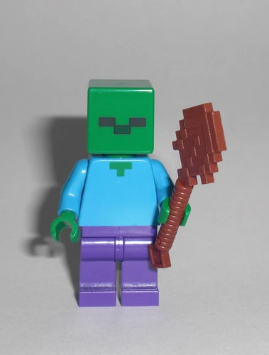 LEGO Minecraft - Zombie (21134) - Figur Minifig Wasserfall Steve Creeper 21134