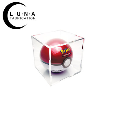 Press Fit Acrylic Display Case for Pokemon Pokeball Tin