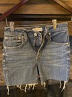 Madewell Jeans Shorts Womens 24 High Rise Slim Boy Jeans Denim Cutoff Med Wash — photo 1