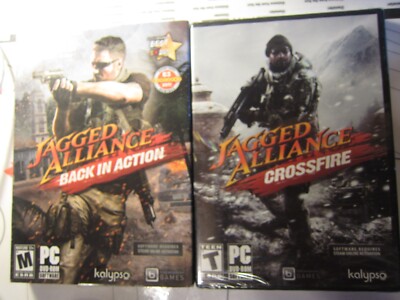 Jagged Alliance: Back in Action & Crossfire by Kalypso (PC DVD-ROM 2 pack) NEW