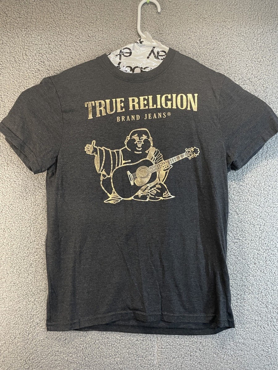 True Religion T-Shirt Men's Large L Short Sleeve Crew Neck