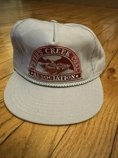Peter’s Creek Coal Hat Snapback Cap Vintage Trucker 80s Made In USA