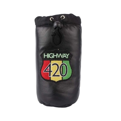 GENUINE LEATHER PIPE STORAGE BAG