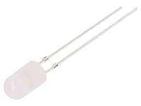 2X OSM5YK5E32B Led 5Mm Warmweiß 500-750Mcd 30° 20Ma 2,8-3,6V Front: GewöLbt Opt