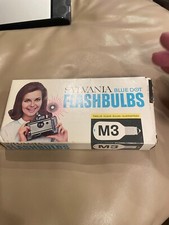 Vintage Sylvania Blue Dot M3 Flashbulbs 12