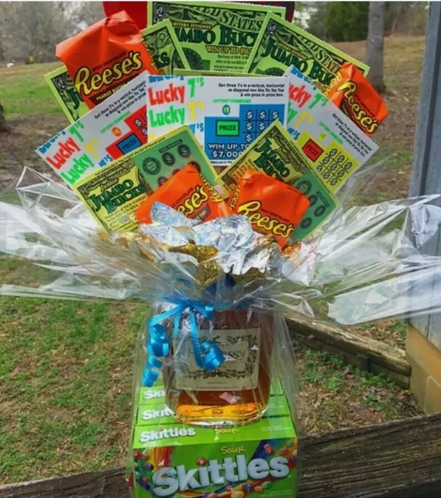 Fun and Games Gift Basket with Puzzles Cookies and Candies Thank