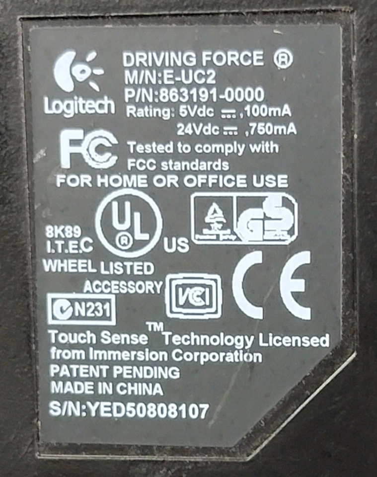 Logitech PlayStation 2 PS2 Driving Force Feedback Replacement Wheel Tested - Image 4 of 4