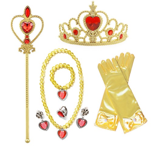 Belle Princess Birthday Party Dress w/Accessories - 第 6/8 張圖片