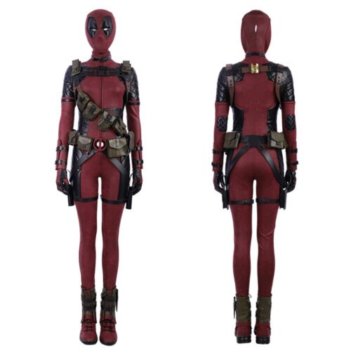 Deadpool Lady Cosplay Costume Suit Women Vision Handmade - Picture 1 of 12