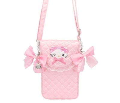 Sanrio Hello Kitty Pink Quilt Series Shoulder bag 50th anniversary