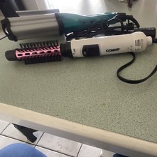 Conair Curling Brush & Bed Head Wave Artist Crimper Electric Hair Styling Tools