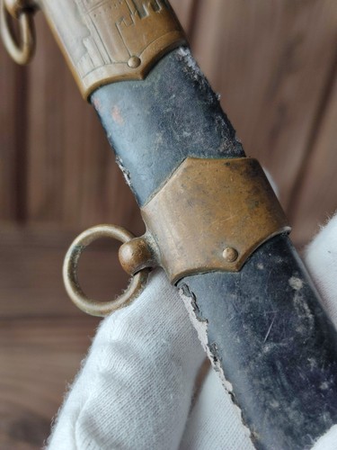 VINTAGE 50er JAHRE UDSSR SOWJETUNION ARMEE OFFIZIERE DOLCH SCHEIDE ZIK - Bild 4 von 17