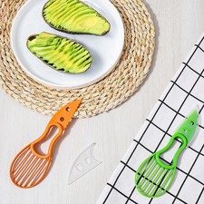 Avocado Cutter Corer Separator Pulp Shea Butter Scoop Fruit Peeler Slicer Knife