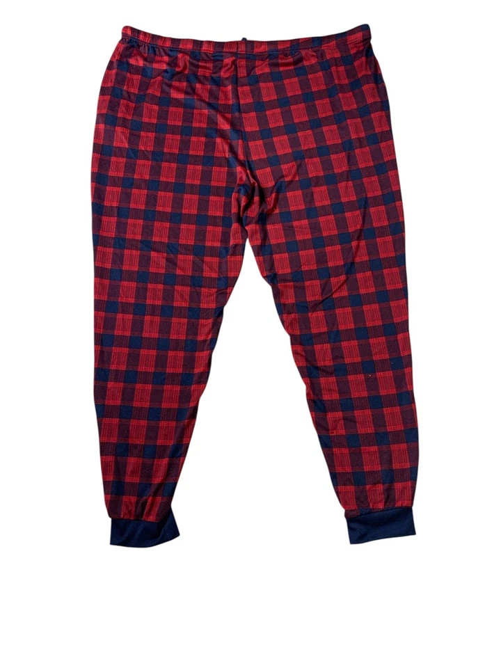 Dearfoams Women's Buffalo Plaid Cozy Comfort Sleep Lounge Pajama Pants 3XL - Image 3 of 4