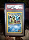 PSA 8 *NEW CERT* 2000 POKEMON GYM CHALLENGE HOLO-1ST ED #13 MISTY'S GYARADOS