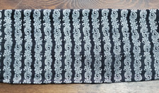 Robert Talbott Protocol Cummerbund Black Gray Paisley Pleats Formal Prom Wedding