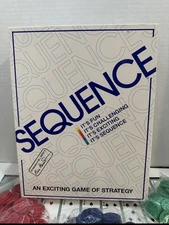 NEW-SEQUENCE- Original SEQUENCE Game with Folding Board, Cards and Chips