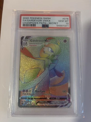2020 Pokemon TCG Gardevoir VMAX Champions Path 76/73 Secret Rare Holo PSA 10