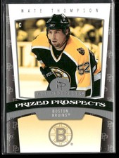 2006-07 Fleer Hot Prospects Nate Thompson RC /1999 #146 Boston Bruins