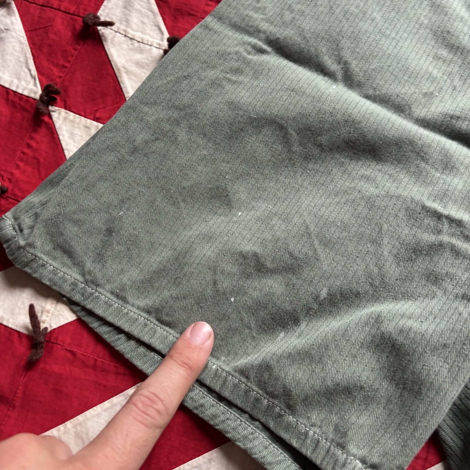 Vintage 1950s 60s Green Shorts Women’s Athletic As Is Rockabilly