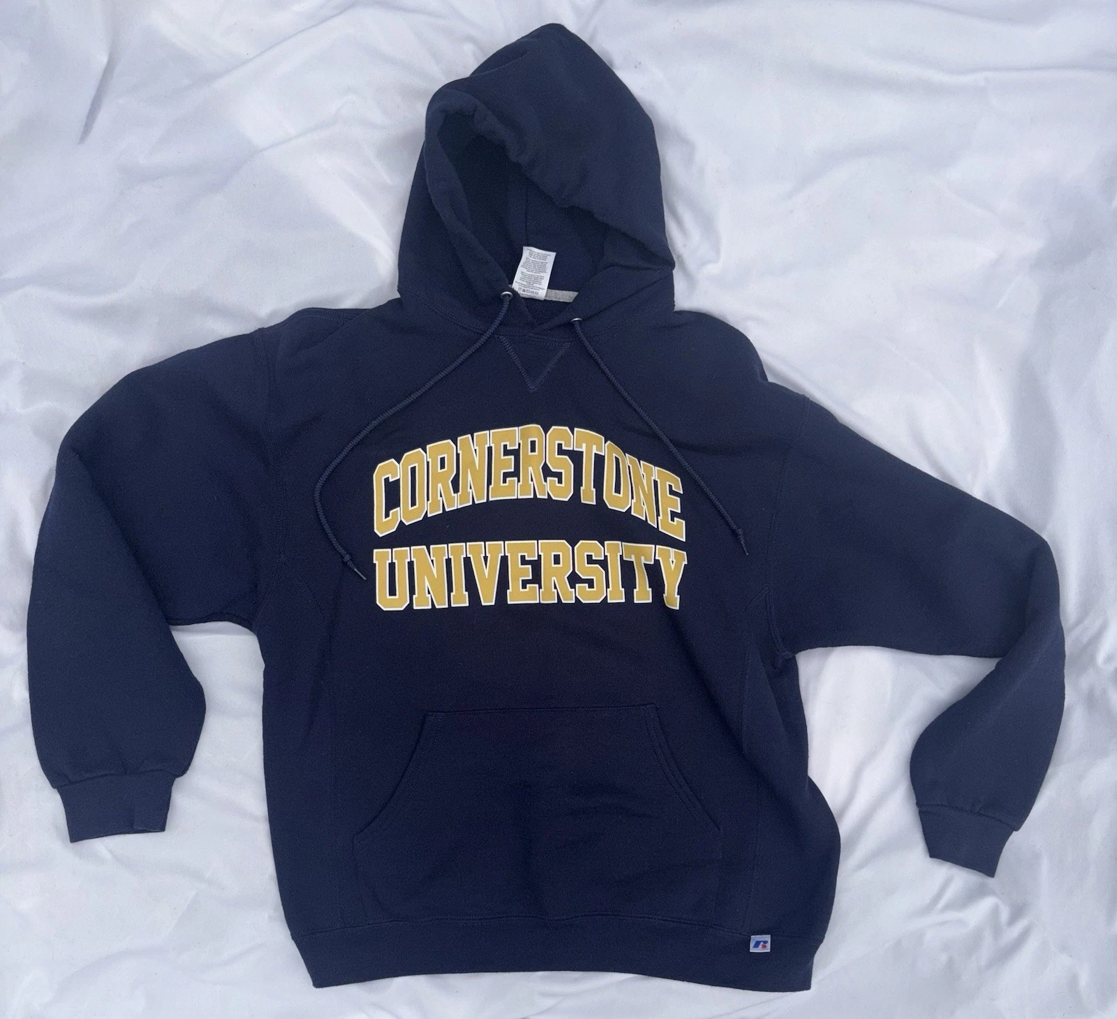 Vintage 1990’s Russell Athletic Cornerstone University Fleece Hoodie Men’s L