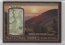 2022 Goodwin Champions Parks Map Relics 24/68 Redwood National Park #NP-111 0il7