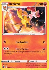 ✨Braixen 026/195 - Normal - SWSH12: Silver Tempest - NM