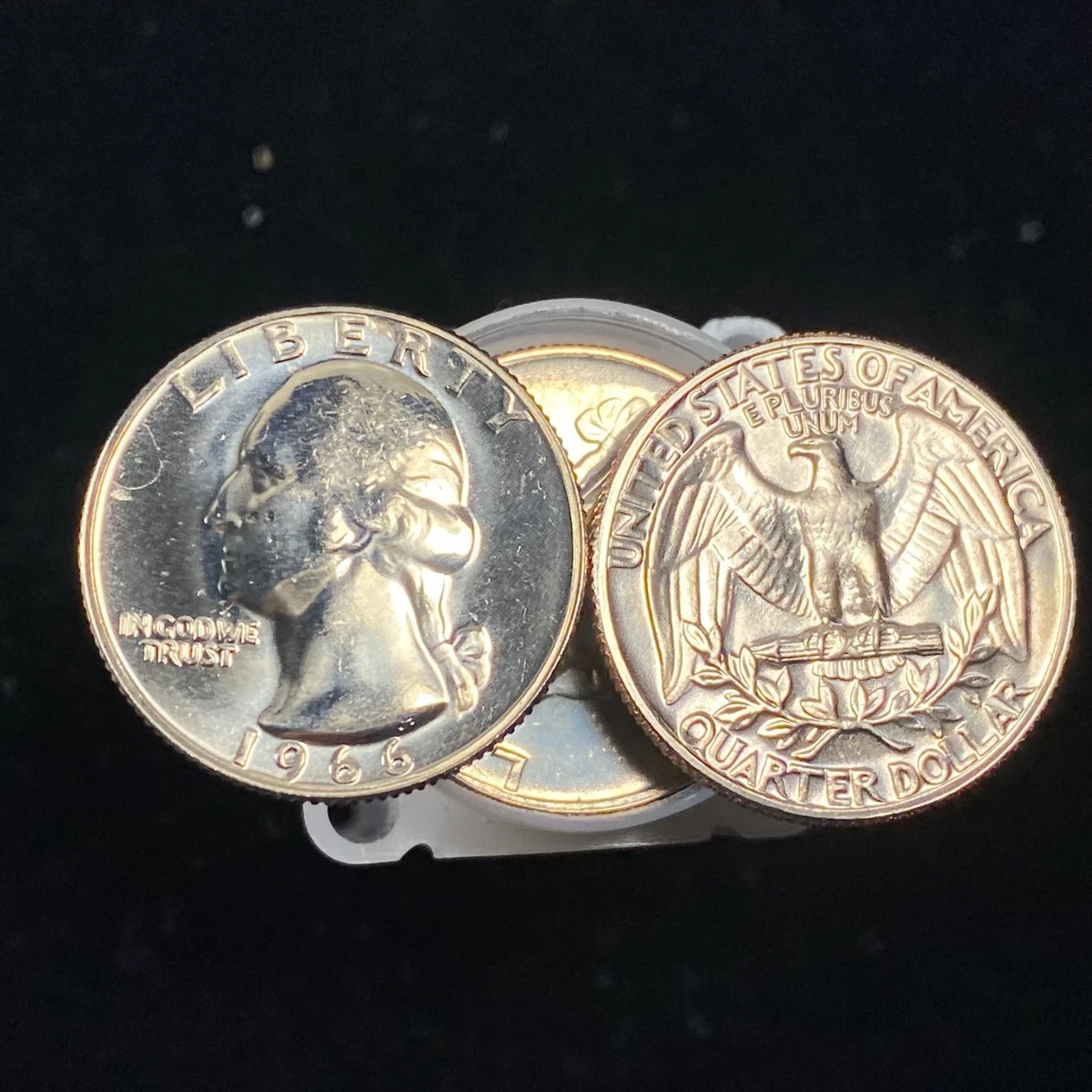 1966 U.S. Mint Certified Washington US Quarters (1932-1998) for