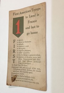 Rare Vintage WWI Postcard Troop Train Service YMCA Discharge Message 1919