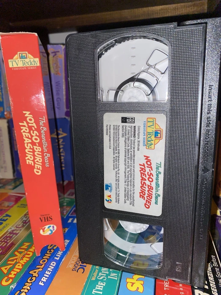 The Berenstain Bears Not-So-Buried Treasure VHS Tape Cartoon Anime Movie Vintage - Image 3 of 4